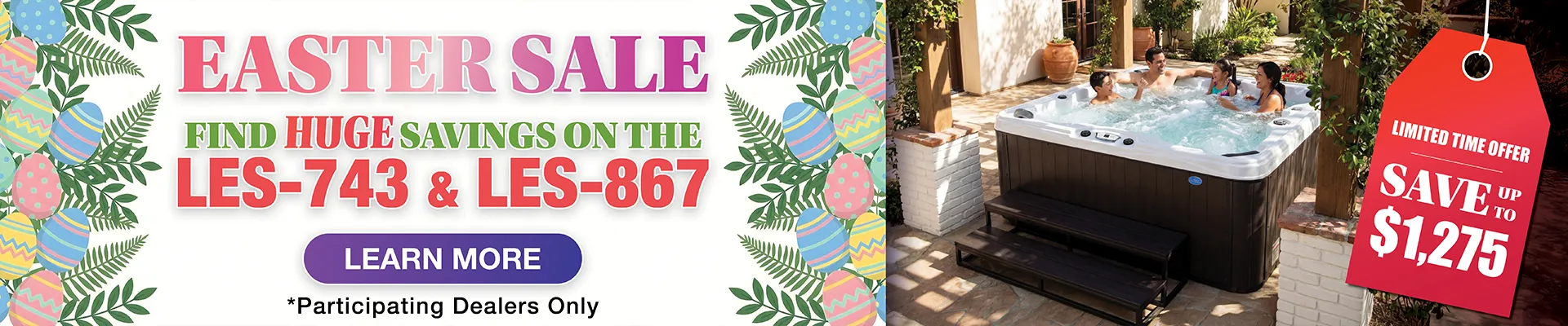 Calspas hot tub being used in a family setting - Lebanon